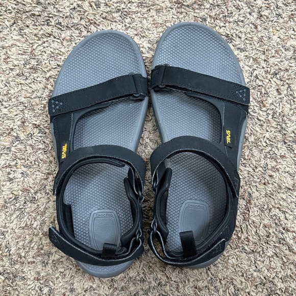 Teva Terra Fi 5 Universal Mens Black Grey Sport Hiking Sandals 1110392 Size 9 main image 6